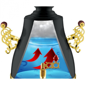 Чайник электрический Centek CT-0092 B (черн+рисунок+золото)