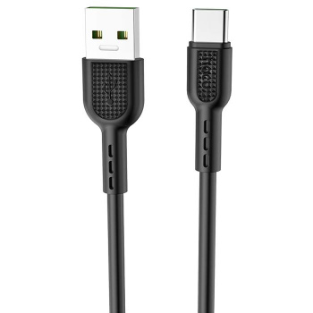 Кабель hoco X33 5A Surge Type-C 1м (чёрный)