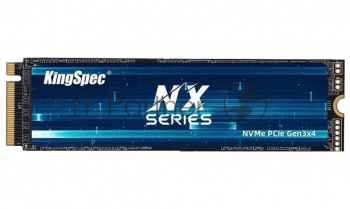 Накопитель SSD KingSpec NX-256, 256GB, PCIe 3.0 x4, M.2 2280, NVMe, R/W 3400/3100