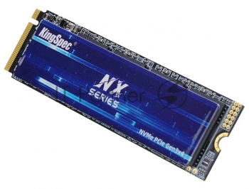Накопитель SSD KingSpec NX-512, 512Gb, PCIe 3.0 x4, M.2 2280, NVMe, R/W 3400/3100