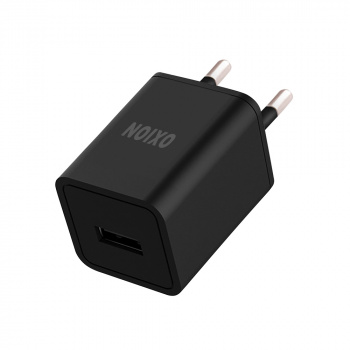 Зарядное устройство от сети 220в Oxion OX-ACA008 1USB 1.2А черный