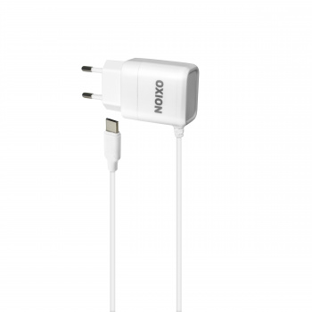 Зарядное устройство от сети 220в Oxion OX-QC501WH microUSB 2А 1 м белый