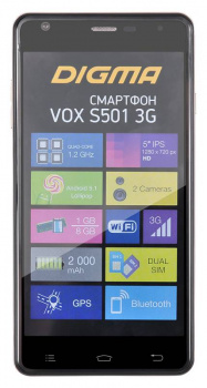 Смартфон Digma VOX S501 3G Чёрный