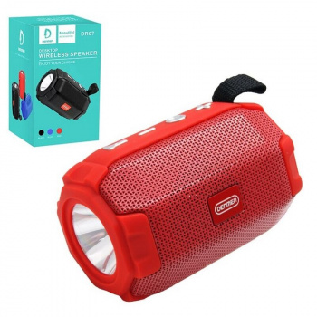 Портативная колонка Denmen DR07 Красный