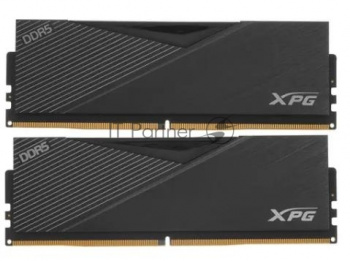 Оперативная память XPG Lancer, DDR5, 64GB (2x32GB), 6400MHz, CL32, DIMM, с радиаторами, чёрный