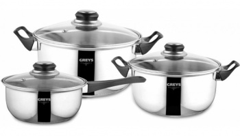 Набор посуды Greys VKS-30-32 Набор кастрюль