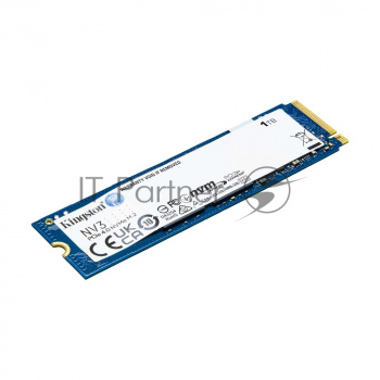 Накопитель SSD Kingston NV3, 1Tb, M.2 2280, NVMe, PCIe 4.0, R/W 6000/4000