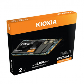 Накопитель SSD Kioxia Exceria G2, 500GB, M.2 2280, PCIe 3.0 x4, NVMe, R/W 2100/1700