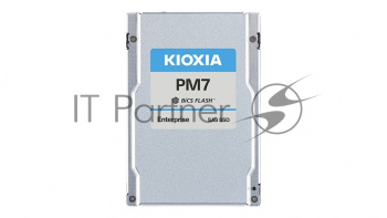 Накопитель SSD KIOXIA PM7-R, 15.36Tb, 2.5", SAS 24G, R/W 4200/4100