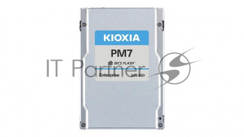 Накопитель SSD KIOXIA PM7-V, 1.6Tb, 2.5", SAS 12G, R/W 4200/3400