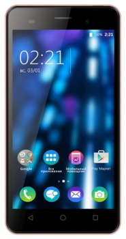 Смартфон BQ BQS-5070 Magic LTE ## [KNs103DJ5W01944] Розовый