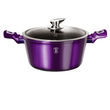 Кастрюля Berlinger Haus ВН-1865 Royal purple Metallic Line 24см