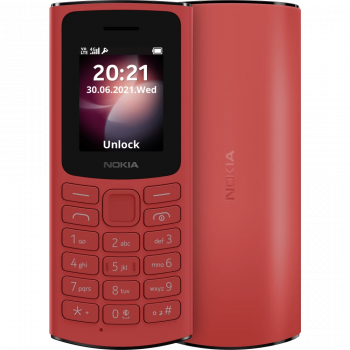 Мобильный телефон Nokia 106 TA-1564 DS RED (1GF019BPB1C01)