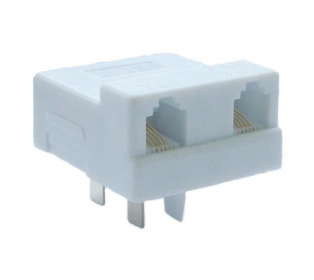 IT Акс. тел. кабель Emtec 6-0212 вилка телефонная 2 выхода