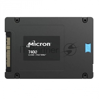 Накопитель SSD Micron 7400 Max, 3.2Tb, U.3, 2.5", NVMe, R/W 6600/3500