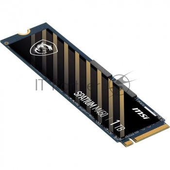 Накопитель SSD MSI SPATIUM M450, 1Tb, PCIe 4.0 x4, M.2 2280, NVMe, R/W 3400/2400