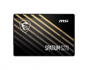 Накопитель SSD MSI SPATIUM S270, 960GB, 2.5", SATA III, R/W 500/450