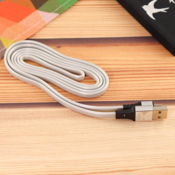 Кабель Aspor A158 Silicon Micro 1,2м серый