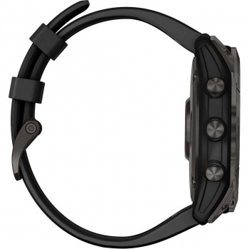 Смарт часы Garmin Fenix 7X Solar серый w/черный band (010-02541-01)