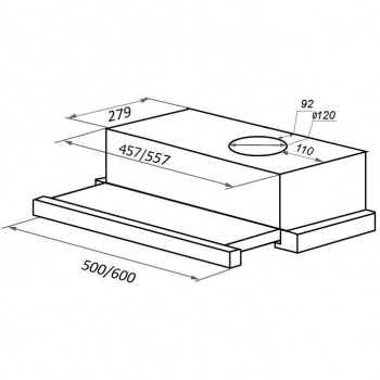 Вытяжка Maunfeld VS Light 50 белый
