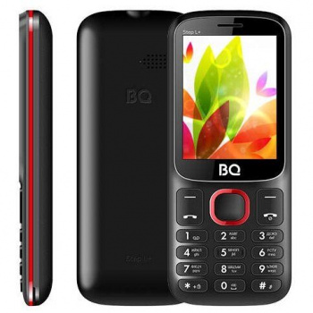 Мобильный телефон BQ BQM-2440 Step L+ Черный/красный