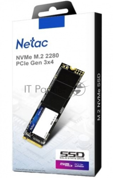 Накопитель SSD Netac N950E Pro, 2TB, PCIe 3.0 x4, M.2 2280, NVMe, R/W 3510/3148