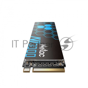 Накопитель SSD Netac NV3000, 500GB, PCIe 3.0 x4, M.2 2280, NVMe, R/W 3000/2100, с радиатором