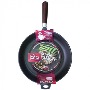 Сковорода LARA LR01-86 чугун блинная 22см