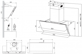 Вытяжка HIBERG VM 6090 W