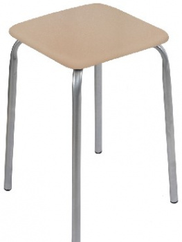 Табурет NIKA Табурет "Эконом 3" ТЭ3 /Б бежевый