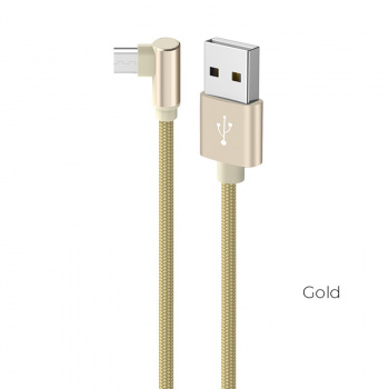 Кабель Borofone BX26 Express micro 1м золотой