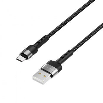 Кабель Borofone BX34 Advantage micro 1м чёрный
