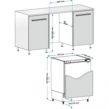 Встраиваемый холодильник Hyundai HBR 0812