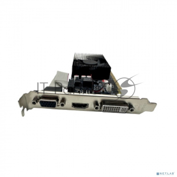 Видеокарта CBR GT730 2Gb DDR3, 128bit, 700Mhz, 1*HDMI + 1*DVI + 1*VGA, 49W, Ret [VGA-STXT730-2G-RTL]