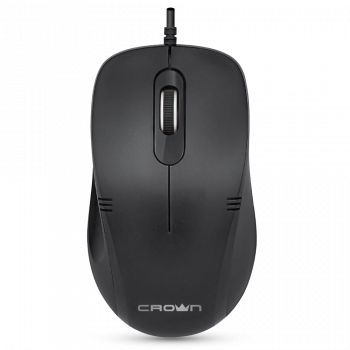 Мышь проводная  Crown CMM-501 (тихий клик) Чёрный