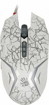 Мышь проводная  A4Tech Bloody N50 Neon (4000dpi) Белый