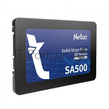 Накопитель SSD Netac SA500, 128Gb, SATA III, 2.5", R/W 500/400