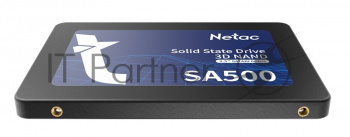 Накопитель SSD Netac SA500, 240Gb, SATA, 2.5", R/W 520/450