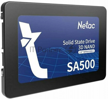 Накопитель SSD Netac SA500, 256GB, SATA III, 2.5", R/W 520/450