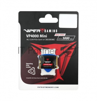 SSD жесткий диск PATRIOT M.2 2230 500GB VP4000M500GM23