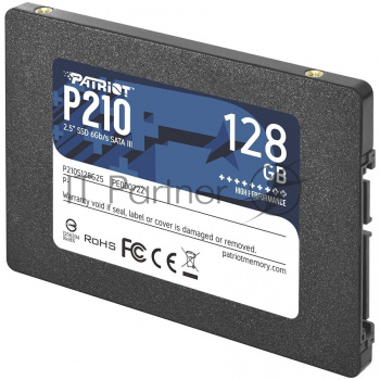 Накопитель SSD Patriot P210, 128GB, SATA III, 2.5", R/W 450/430