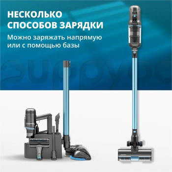 Пылесос вертикальный Puppyoo T12 Home Rinse