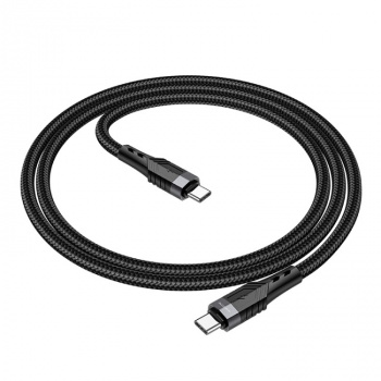 Кабель Borofone BU35 Influence Type-C to Type-C 60W charging 1м  ч