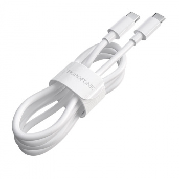 Кабель Borofone BX44 High-energy 100W Type-C to Type-C 2м белый