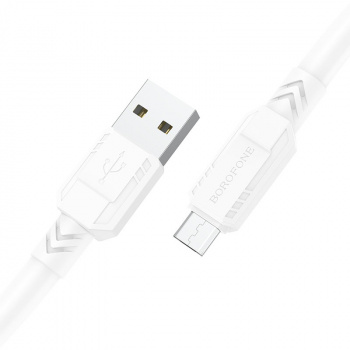 Кабель Borofone BX81 Goodway charging micro 1м белый