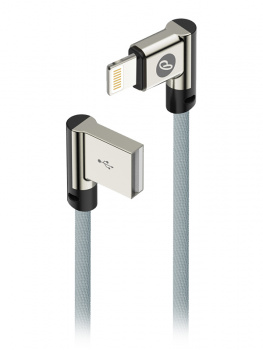 Кабель Partner 038385 USB 2.0 - lightning 1м угловой