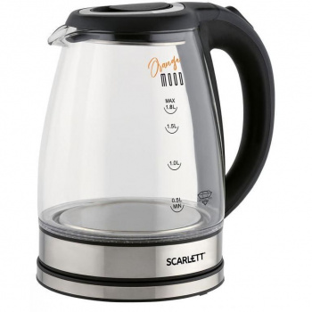Чайник электрический Scarlett SC-EK27G36 (оранжевый MOOD)