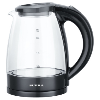 Чайник электрический Supra KES-1853G черный/прозрачный