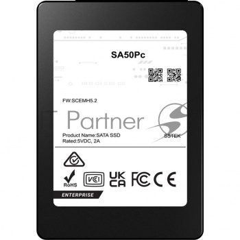 Накопитель SSD Phison SA50Pc, 480GB, SATA-III, 2.5", R/W 530/500