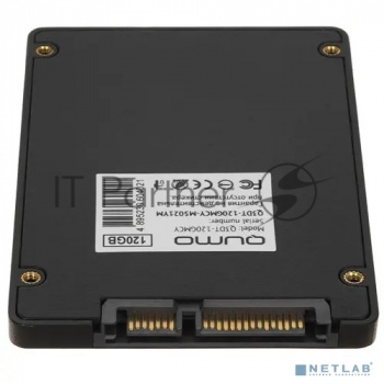 Накопитель SSD QUMO 120GB Novation TLC 3D 2.5" (Q3DT-120GMCY) 550/450 MB/s, MAS1102A, TBW 250TB